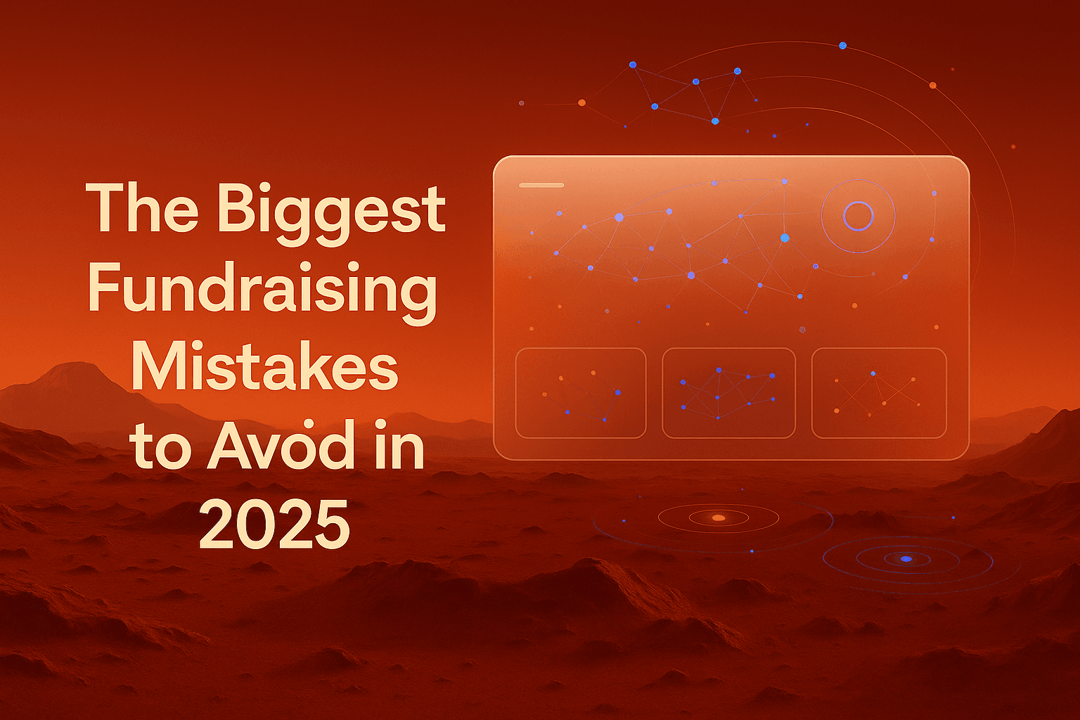 The Biggest Fundraising Mistakes to Avoid in 2025