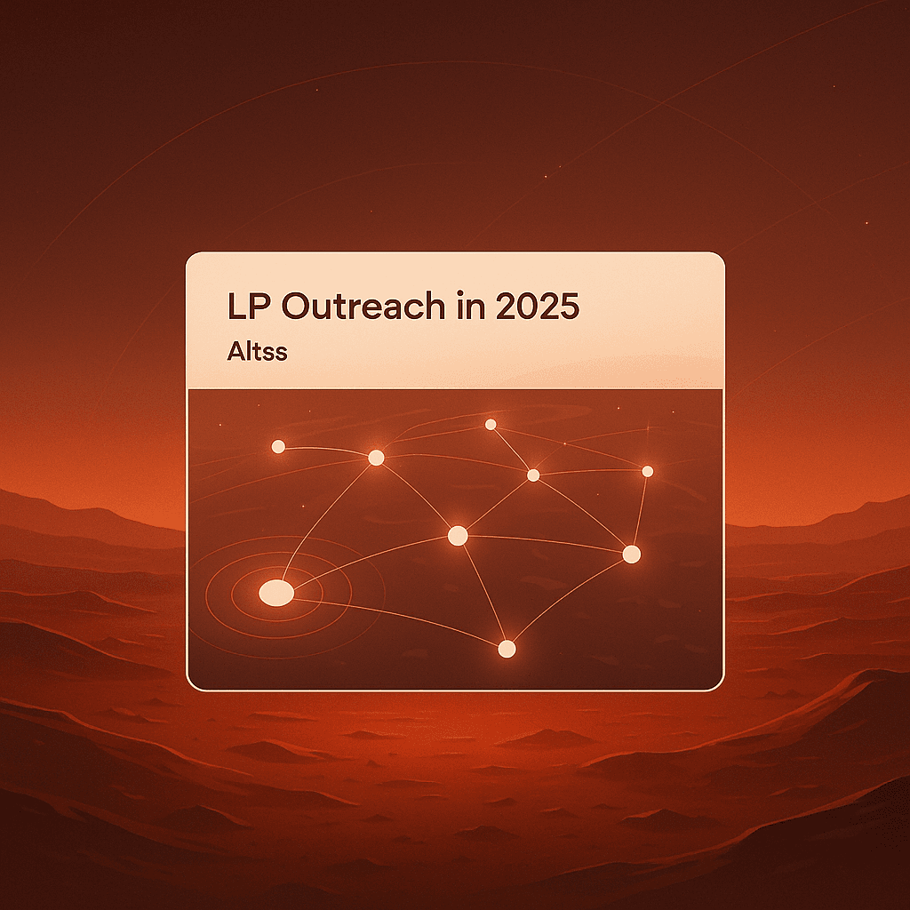 Fundraising in 2025: A Tactical Guide for the Alternative Asset Class